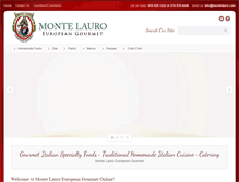 Tablet Screenshot of montelauro.com